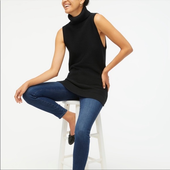 NWT - J. Crew Sleeveless Turtleneck Sweater - Picture 2 of 6
